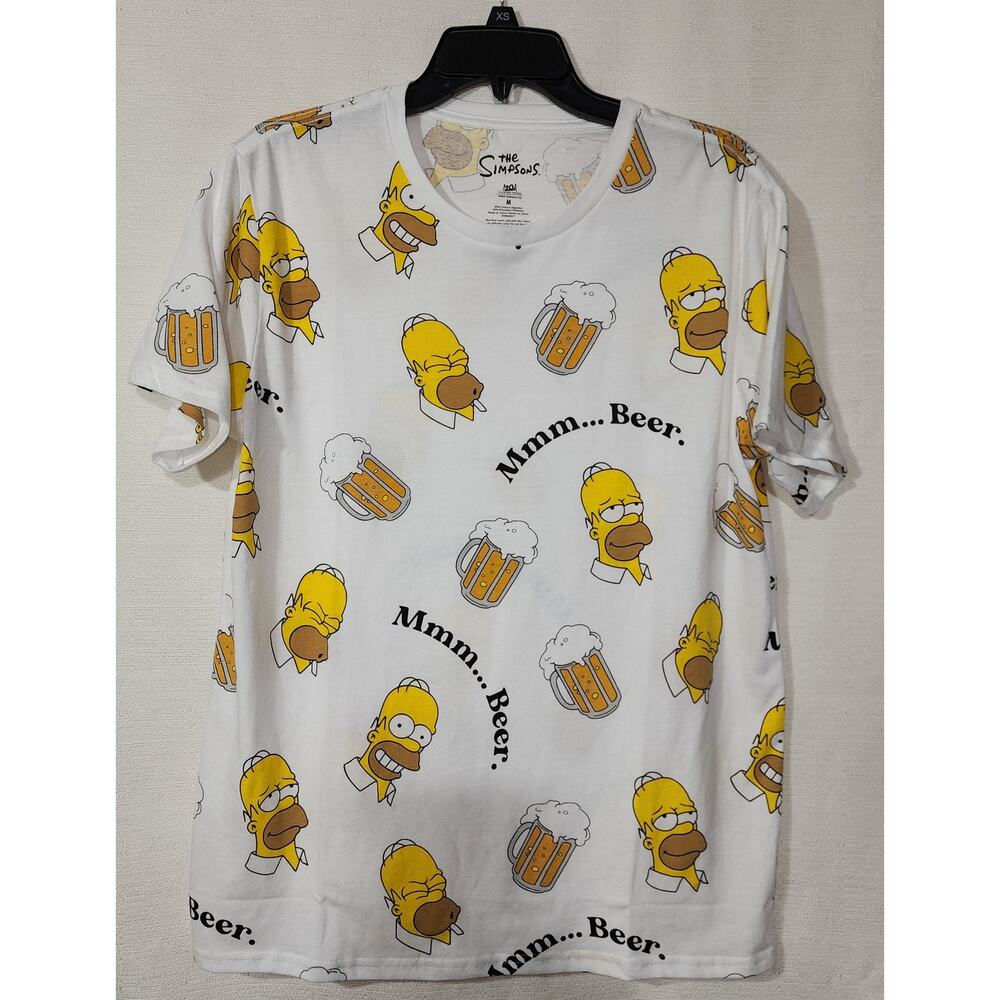 Homer Simpsons ''Mmm...Beer'' men's medium NWT